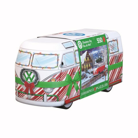 Eurographics VW Bus de Navidad Latas de colección con rompecabezas Multicolor 550 piezas