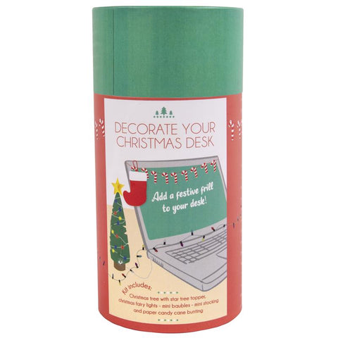 Fizz Decoración navideña para tu escritorio multicolor (Paquete de 6)