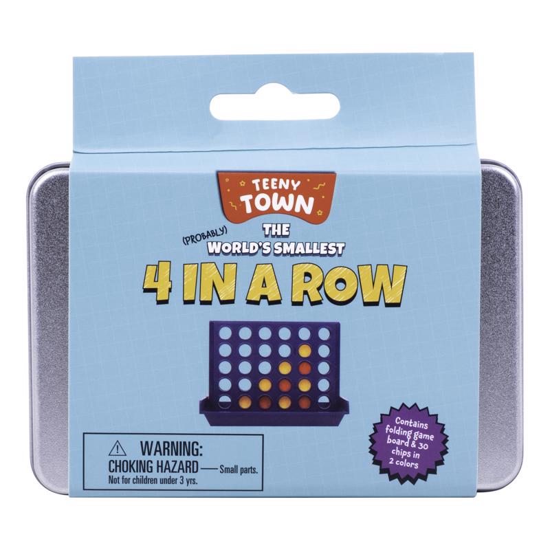 Juguete Fizz Teeny Town de 4 en línea multicolor (paquete de 6)