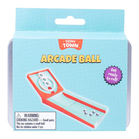 Fizz Teeny Town Arcade Ball Game Toy Multicolored (Pack of 6)