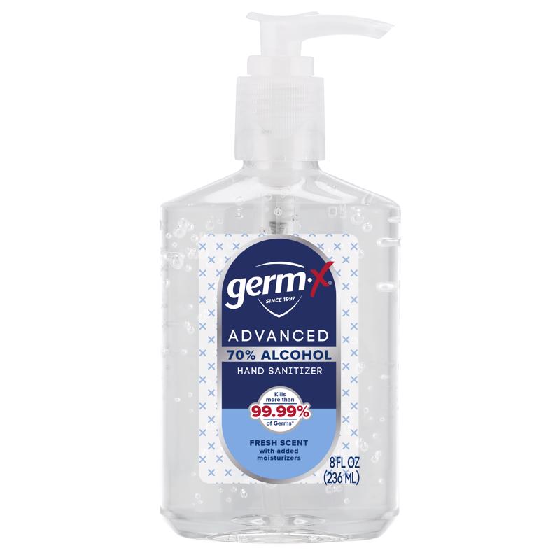Germ-X Fresh Scent Liquid Advanced Hand Sanitizer 8 fl. oz. (Pack of 6)