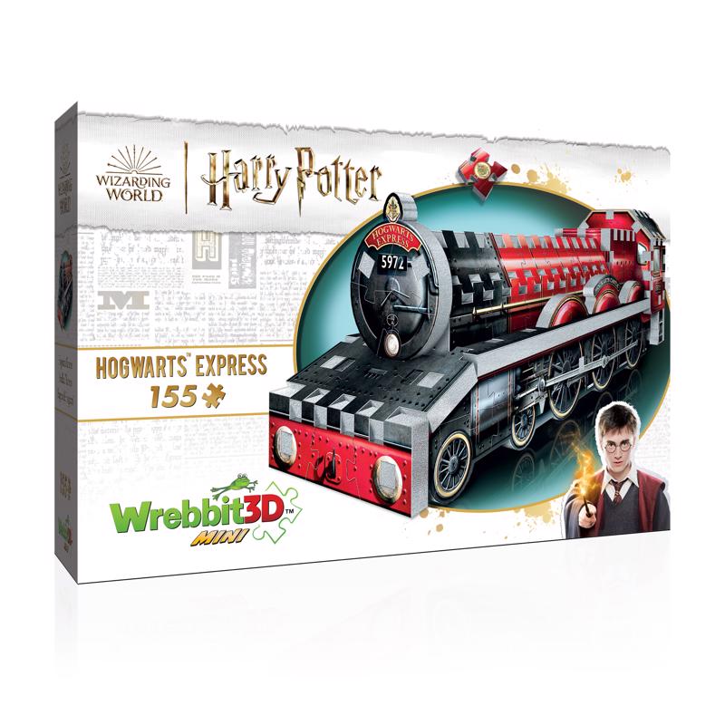 Wrebbit3D Harry Potter Expreso de Hogwarts Mini Rompecabezas 3D Multicolor 155 piezas