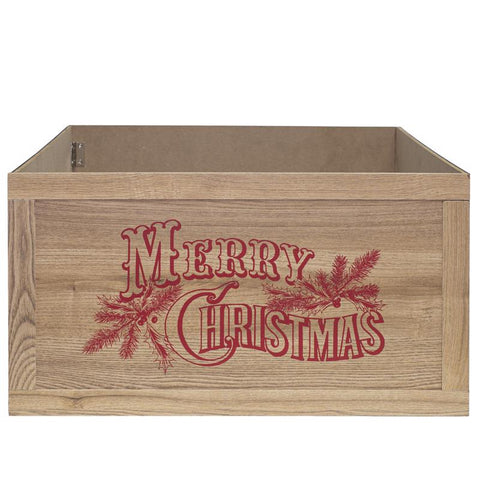 Dyno Merry Christmas Tree Crate 11 in. (Pack of 4)