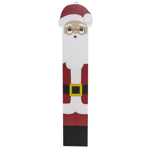 Dyno Multicolored Santa & Snowman Porch Sign 40 in. (Pack of 6)