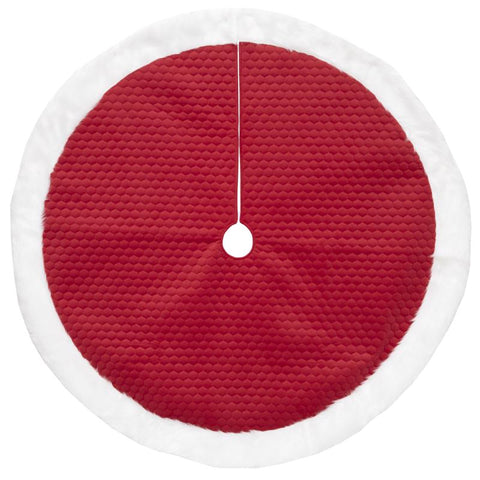 Dyno Red/White Tree Skirt (Pack of 4)