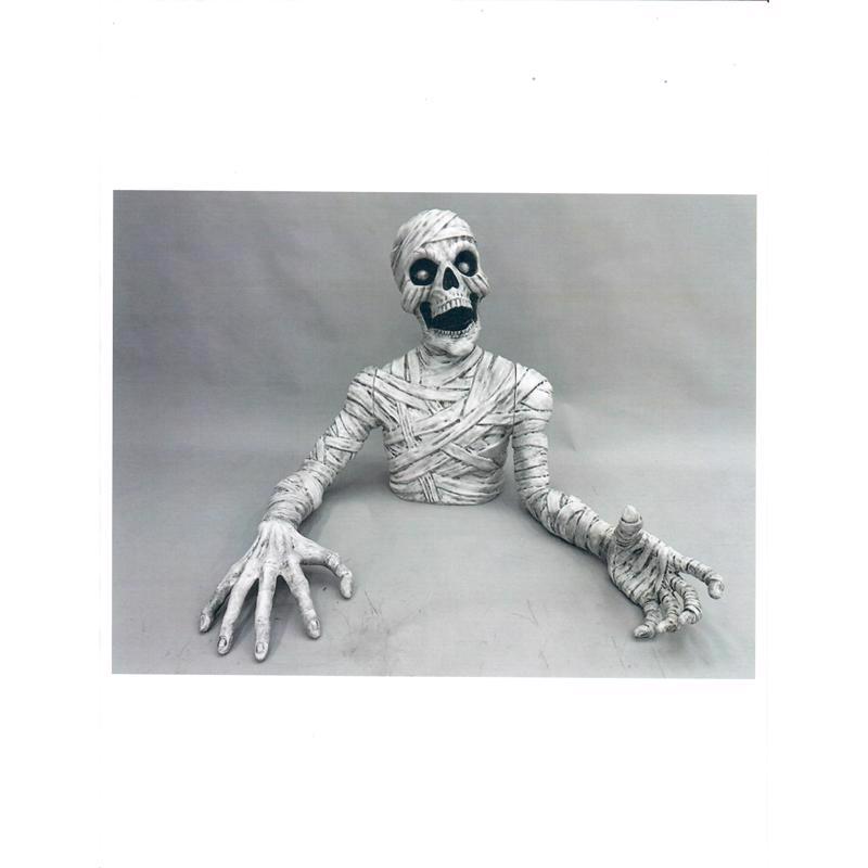 Seasons 35 in. Ground Breaker Mummy Halloween Decor