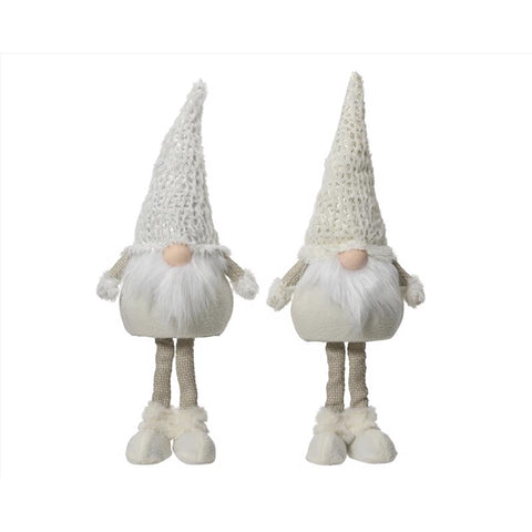 Decoris Gold/Silver Gnome Table Decor 18 in. (Pack of 12)