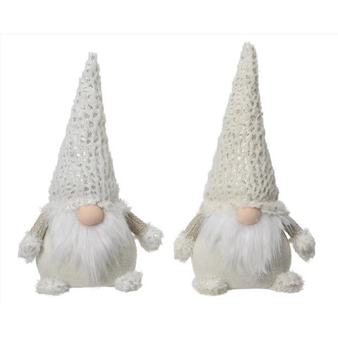 Decoris Gold/Silver Gnome Table Decor 12 in. (Pack of 24)