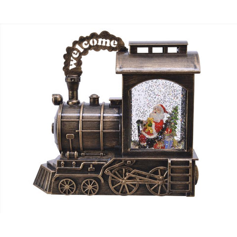 Lumineo LED Brown Train Water Spinner Animated Decor 9 in. (Pack of 6)