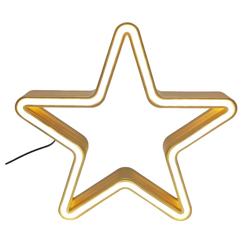 Celebrations LED Warm White Star Table Decor 9 in. (Pack of 5)