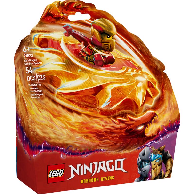 LEGO Ninjago Set de construcción giratorio Spinjitzu del dragón de Kai multicolor 54 piezas