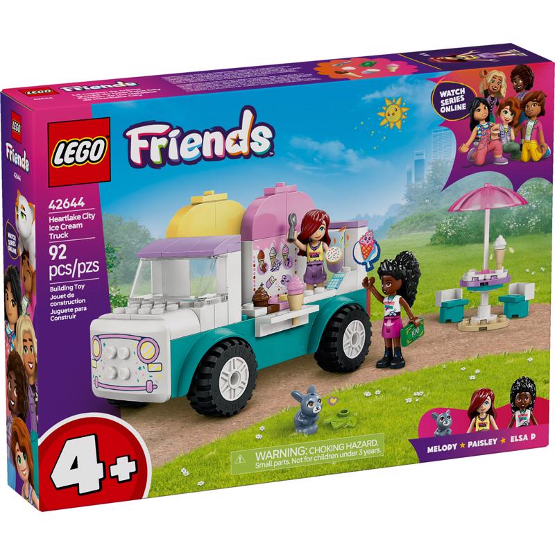 LEGO Friends Set de construcción de camión de helados de Heartlake City Multicolor 92 piezas