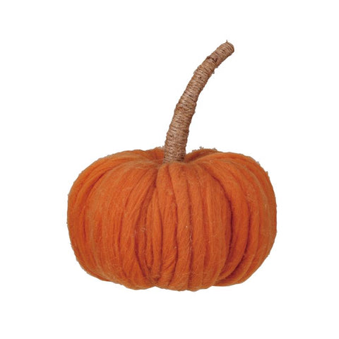 Creative Co-Op 8 in. Pumpkin Fall Decor (Pack of 6)