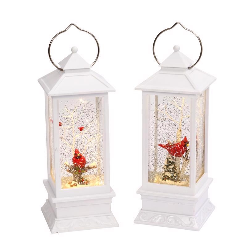 Gerson Multicolored Lighted Water w/ Cardinal Lantern 11 in. (Pack of 6)