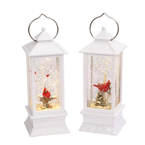 Gerson Multicolored Lighted Water w/ Cardinal Lantern 11 in. (Pack of 6)