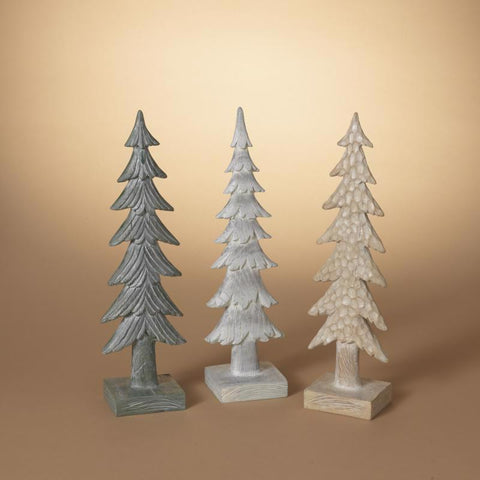 Gerson Multicolored Christmas Tree Table Decor 16 in. (Pack of 3)