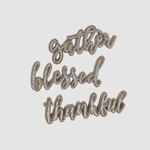 Gerson 11 in. Tabletop Sign Fall Decor (Pack of 6)