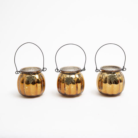 Gerson 3 in. Harvest Lanterns Fall Decor (Pack of 8)