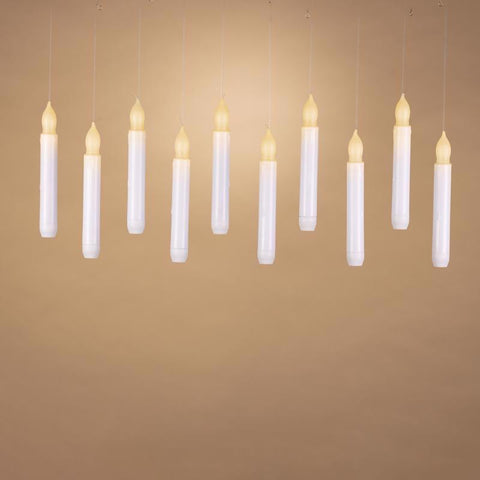 Gerson 7 in. Floating Candle Light String Fall Decor (Pack of 6)