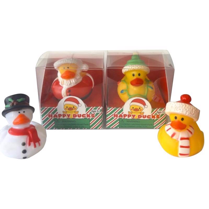 Zorbitz Happy Holiday Ducks Fidget Toy Multicolored (Pack of 12)