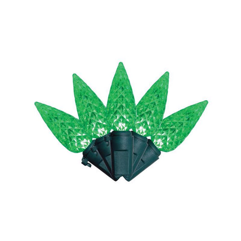 Celebrations Classic LED C6 Green 100 ct String Christmas Lights 24.75 ft.