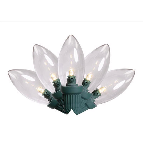 Celebrations Classic LED C9 Warm White 25 ct String Christmas Lights 16 ft.