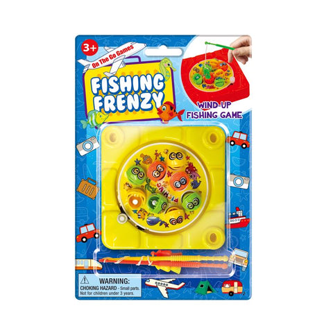 Juego portátil de pesca desenfrenada multicolor (paquete de 24)