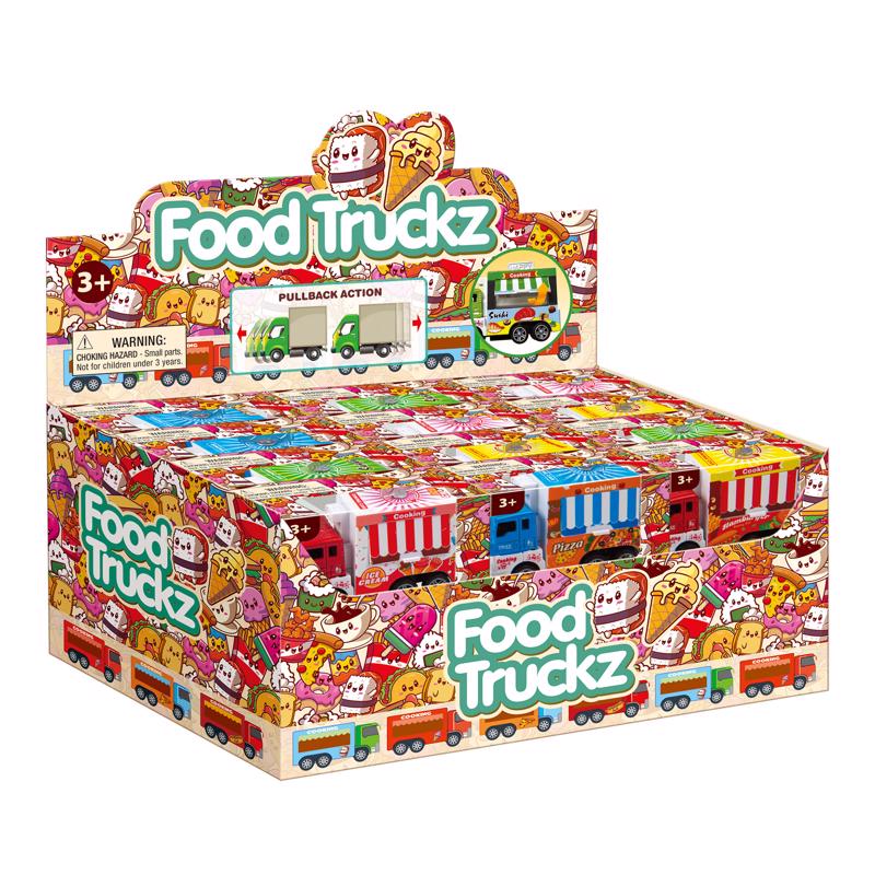 Playmaker Toys Food Truckz Multicolor (Paquete de 24)