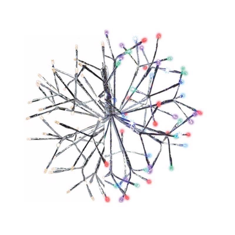 Celebrations LED Multi Shimmering Sphere 16 in. Hanging Decor