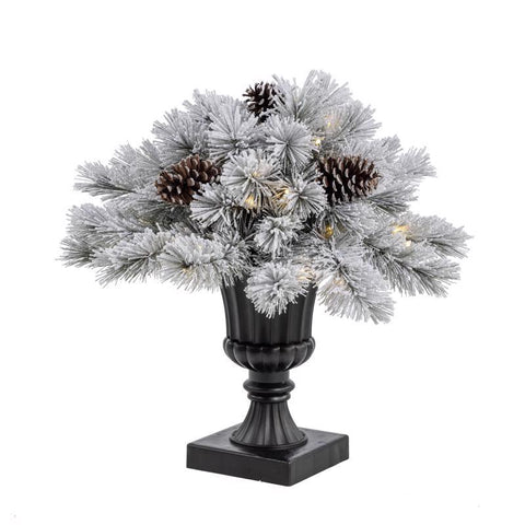 Celebrations Arbusto de Porche Cambiante de Color Snowy de 2 pies, LED completo, 35 luces