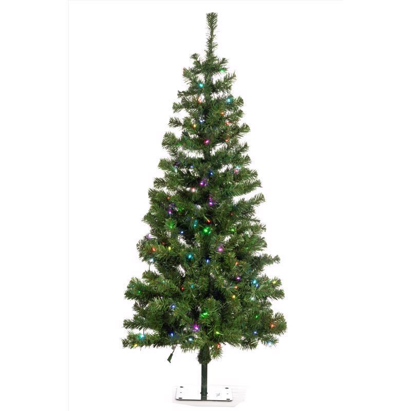 Celebrations 4-1/2 ft. Full LED 170 ct Brilliant Color Changing Christmas Tree