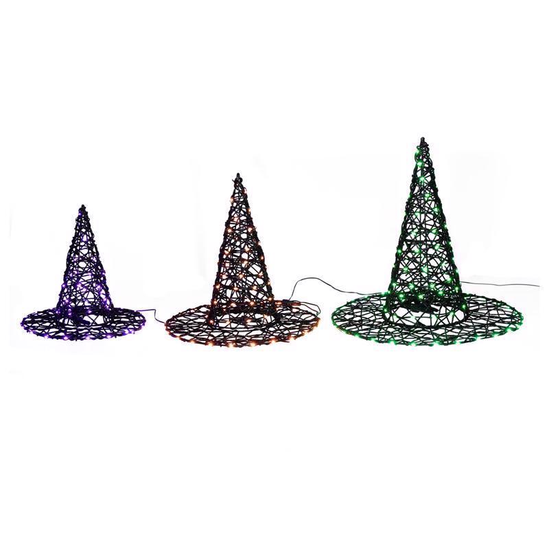 Celebrations Halloween Sombrero de Bruja LED Decoración de Halloween