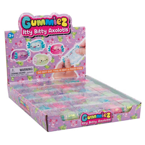 Playmaker Toys Itty Bitty Axolotls Gummiez (Pack of 36)