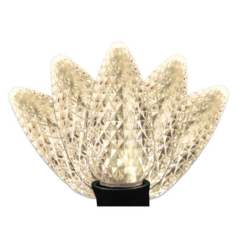 Holiday Bright Lights LED PS C9 Warm White 25 ct Christmas Light Bulbs
