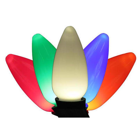 Holiday Bright Lights LED PS C9 Multicolored 25 ct Christmas Light Bulbs