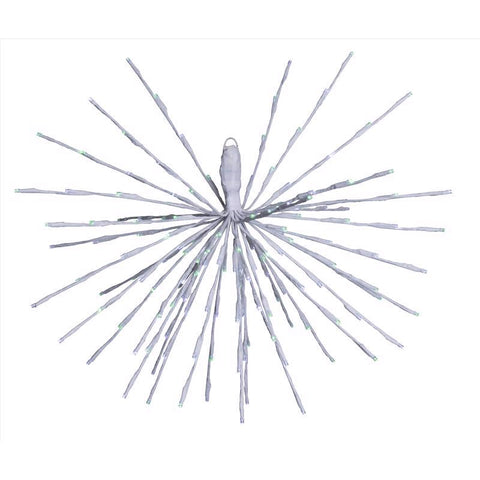 Celebrations LED Green/White Starlight Burst Deluxe Spearmint 24 in. Hanging Decor