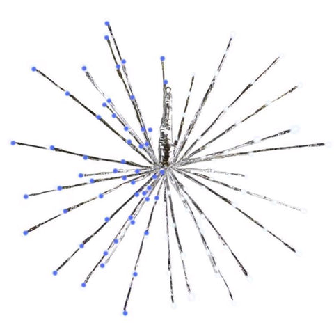 Celebrations LED Blue/Pure White 3 in1 Radiant Blast 16 in. Hanging Decor