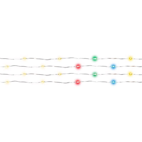 Celebrations LED Big Seed Cluster Multicolored 100 ct String Christmas Lights