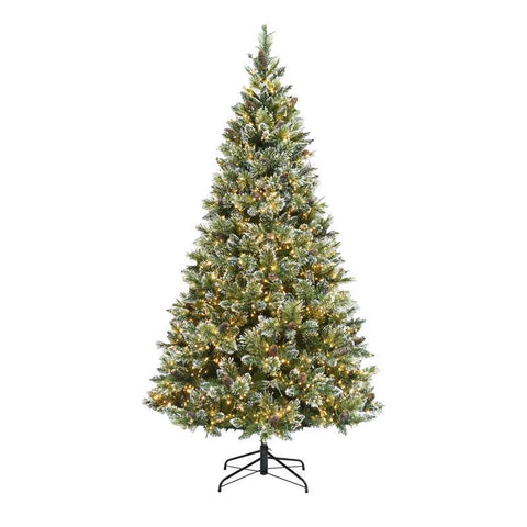 Holiday Bright Lights 9 ft. Full LED 2700 ct Tripoli Pine Sparkle Color Changing Christmas Tree