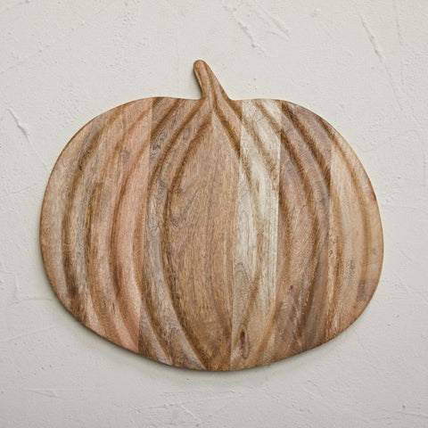 Creative Co-Op Pumpkin Cutting Board 1 pk (Pack of 6)