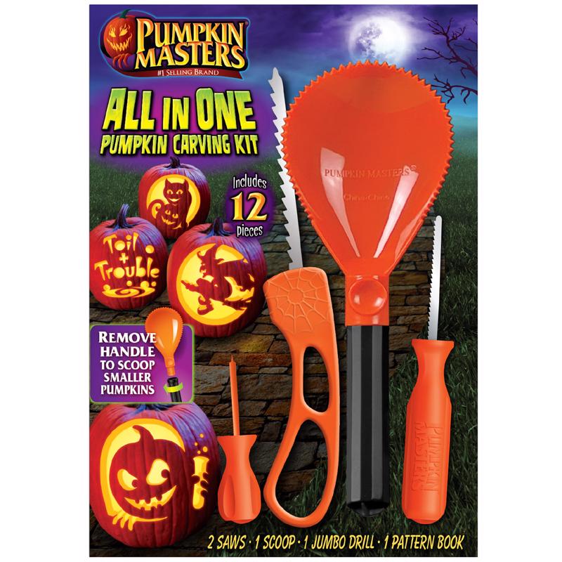 Pumpkin Masters Kit todo en uno para tallar calabazas, 1 ud.