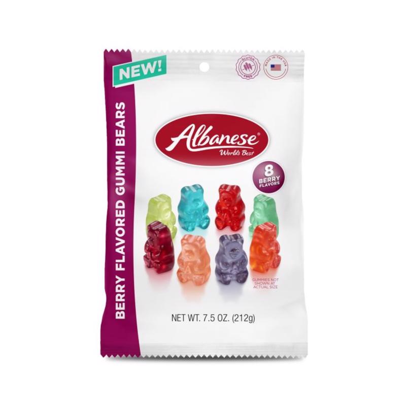 Albanese Berry Gummi Bears 7.5 oz (Pack of 12)