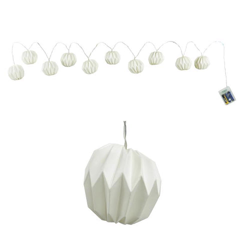 Alpine Warm White 10 ct LED Pumpkin String Lights (Pack of 4)