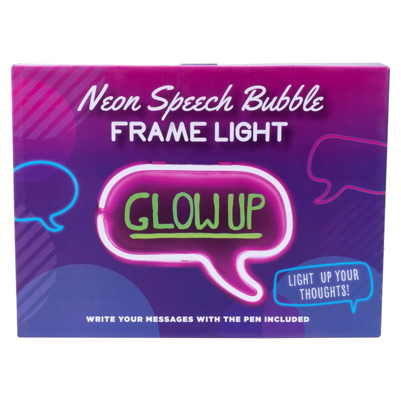 Marco de burbuja de diálogo Fizz Neon Rosa Claro/Verde