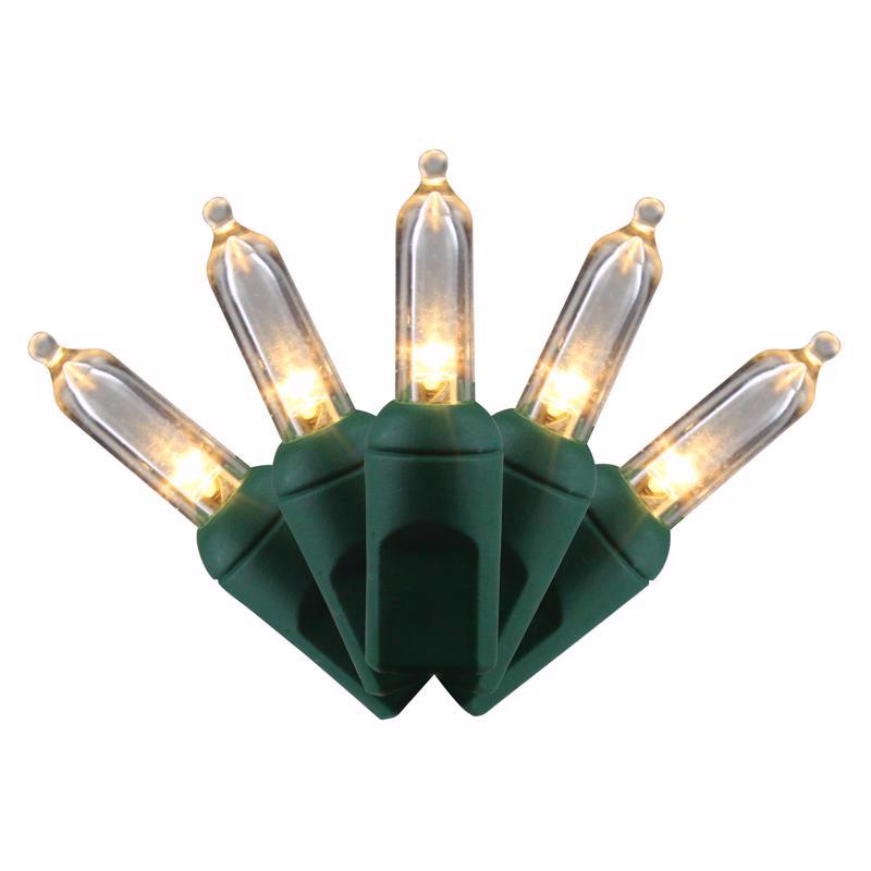 Celebrations LED T5 Warm White 5 ct Replacement Christmas Light Bulbs (Pack of 8)