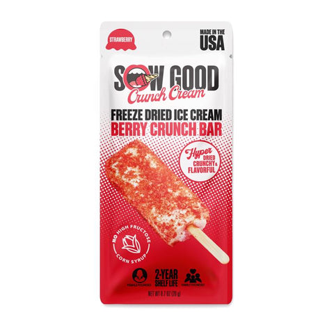 Sow Good Berry Crunch Bar Freeze Dried Ice Cream 0.7 oz