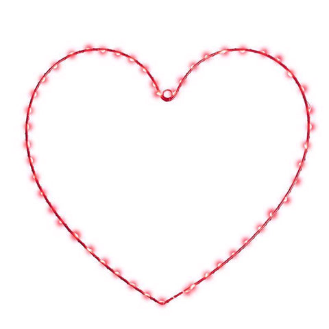 Celebrations Heart Silhouette Window Decor Metal 1 pk