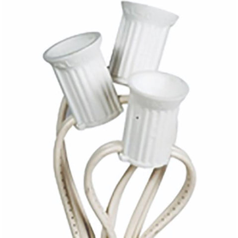 Holiday Bright Lights C9 Socket Light Cord on Reel 25 ft. (Pack of 25)