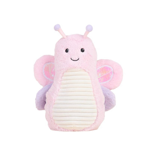 Peluche de mariposa Warmies rosa