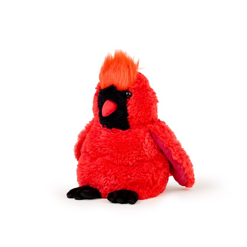 Peluche de cardenal Warmies rojo